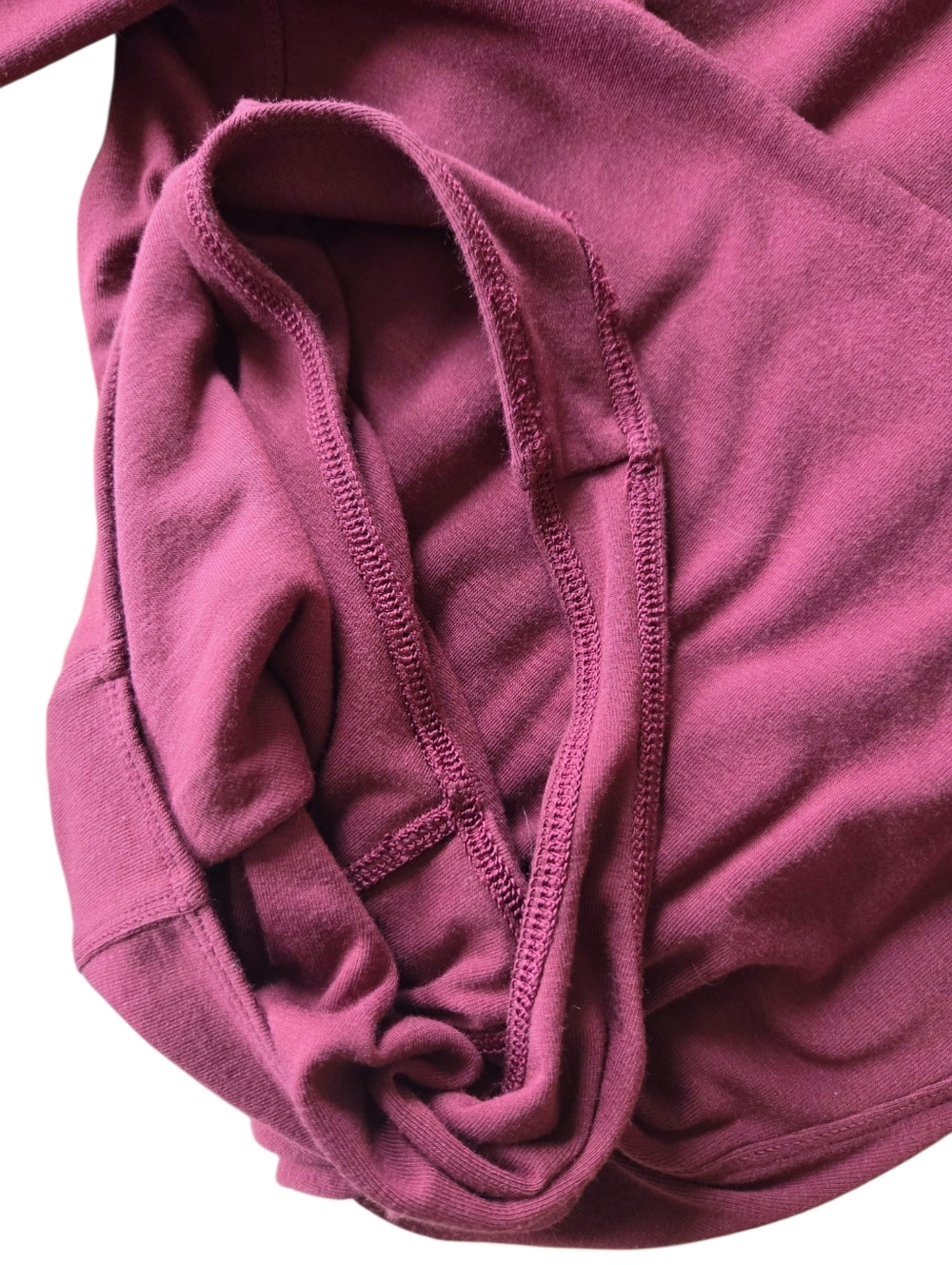 Kit and Ace Kit Square Neck Bodysuit Women Medium Burgundy - Picture 9 of 12